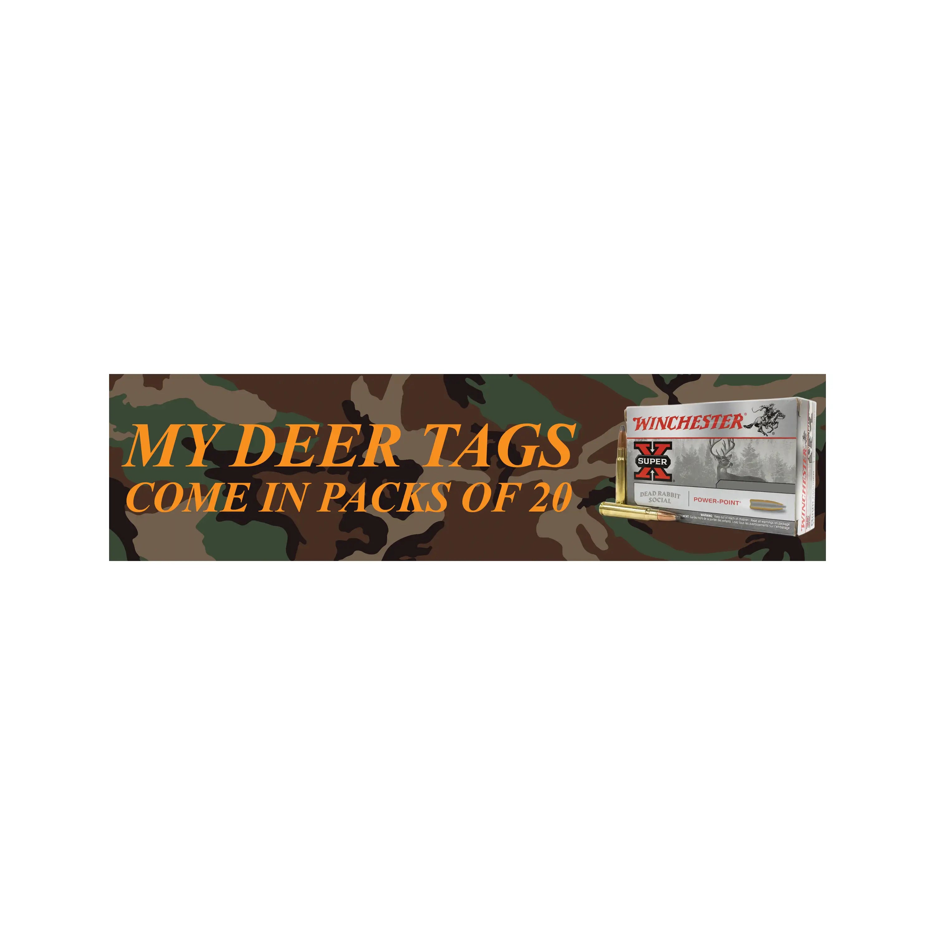20 Pack of Deer Tags